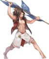 Artwork of Ryoma: Samurai at Ease from Heroes.