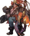 Artwork of Surtr: Pirate of Red Sky from Heroes.