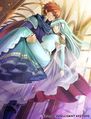 Artwork of Ninian and Eliwood from Fire Emblem Cipher.