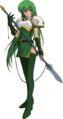 Artwork of Erinys from the Fire Emblem Trading Card Game.