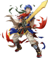 Artwork of Ike: Young Mercenary from Heroes.