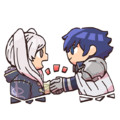 Meet the Heroes artwork of Robin and Chrom.