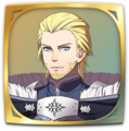 Portrait of King Lambert from Three Houses used in 2020's Choose Your Legends site.