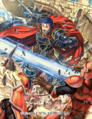 Artwork of Hector from Fire Emblem Cipher.