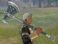 Dedue wielding a Brave Axe in Three Houses.