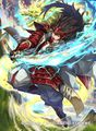 Artwork of Ryoma from Fire Emblem Cipher.