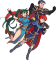 Artwork of Hector, Lyn and Eliwood for Expo II.