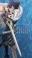 Image of a Heroes calendar's June 2017 page, featuring Chrom.
