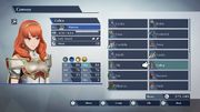 Managing units in the convoy menu.