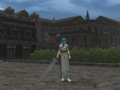 Lucia wielding a Silver Blade in Path of Radiance.