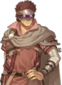 The generic Specter/Death Mask Mercenary portrait in Echoes: Shadows of Valentia.