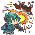 Alm in artwork of Brigand Boss: Known Criminal.