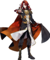 Artwork of Arvis: Emperor of Flame from Heroes.