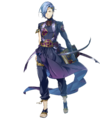 Artwork of Shigure, in his Performing Arts outfit, from Heroes.