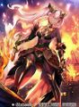 Artwork of Laevatein from Fire Emblem Cipher.