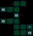 A map of the Lost Treescape in Gaiden.