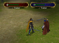 Greil and Ike both wielding Trainers in Path of Radiance