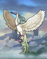 Reyson: White Prince in his shifted heron state in Heroes.