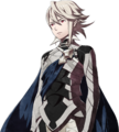 High quality portrait artwork of the default male Corrin from Fates.