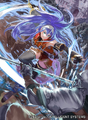 Artwork of Mia from Fire Emblem Cipher.