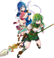 Artwork of Palla: Sister Trio from Heroes.