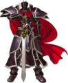 Artwork of the Black Knight from Path of Radiance.