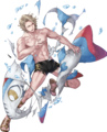 Artwork of Xander: Student Swimmer from Heroes.
