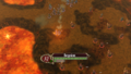 A lava geyser in Part III, Chapter 8 of Radiant Dawn.