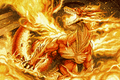 The initial single fire dragon summoned through the Dragon's Gate by Nergal.