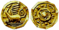 Concept artwork a Gold Mark from Echoes: Shadows of Valentia.