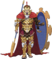 Concept artwork of a Spartan from Fire Emblem Echoes: Shadows of Valentia.