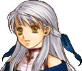 Micaiah's portrait as a Light Sage in Radiant Dawn.