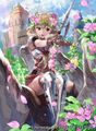 Artwork of Faye from Fire Emblem Cipher.