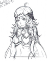 Concept artwork of Ophelia from Fates.