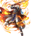 Artwork of Eliwood: Blazing Knight from Heroes.