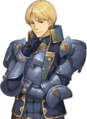 Clive's portrait in Echoes: Shadows of Valentia.