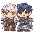 Robin in artwork of Chrom: Fate-Defying Duo.