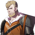 Artwork of Jeralt from Three Houses.