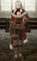 Edelgard, as a Brigand, as she appears in battle Three Houses.