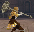 Goldmary wielding a Hammer (normal variant) in Engage.