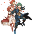 Artwork of Alm: Lovebird Duo from Heroes.