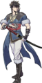Artwork of Lon'qu: Solitary Blade from Heroes.