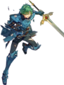 Artwork of Alm from Heroes.