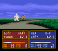 Screenshot of Marth in Mystery of the Emblem.