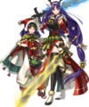 Artwork of Altina: Cross-Time Duo, a Harmonic Hero of which Sanaki is a part.