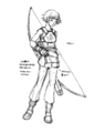 Concept artwork of Dorothy from The Binding Blade.