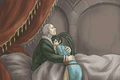 Lyn reunites with her grandfather, Hausen in the prototype.