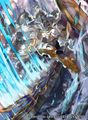 Artwork of Valjean as a General from Fire Emblem Cipher.
