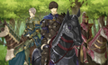 Fernand and Berkut challenge the Deliverance at the Forest Crossroads.
