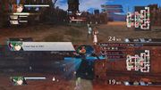 Two player mode; both Linde and Tiki are under player control.